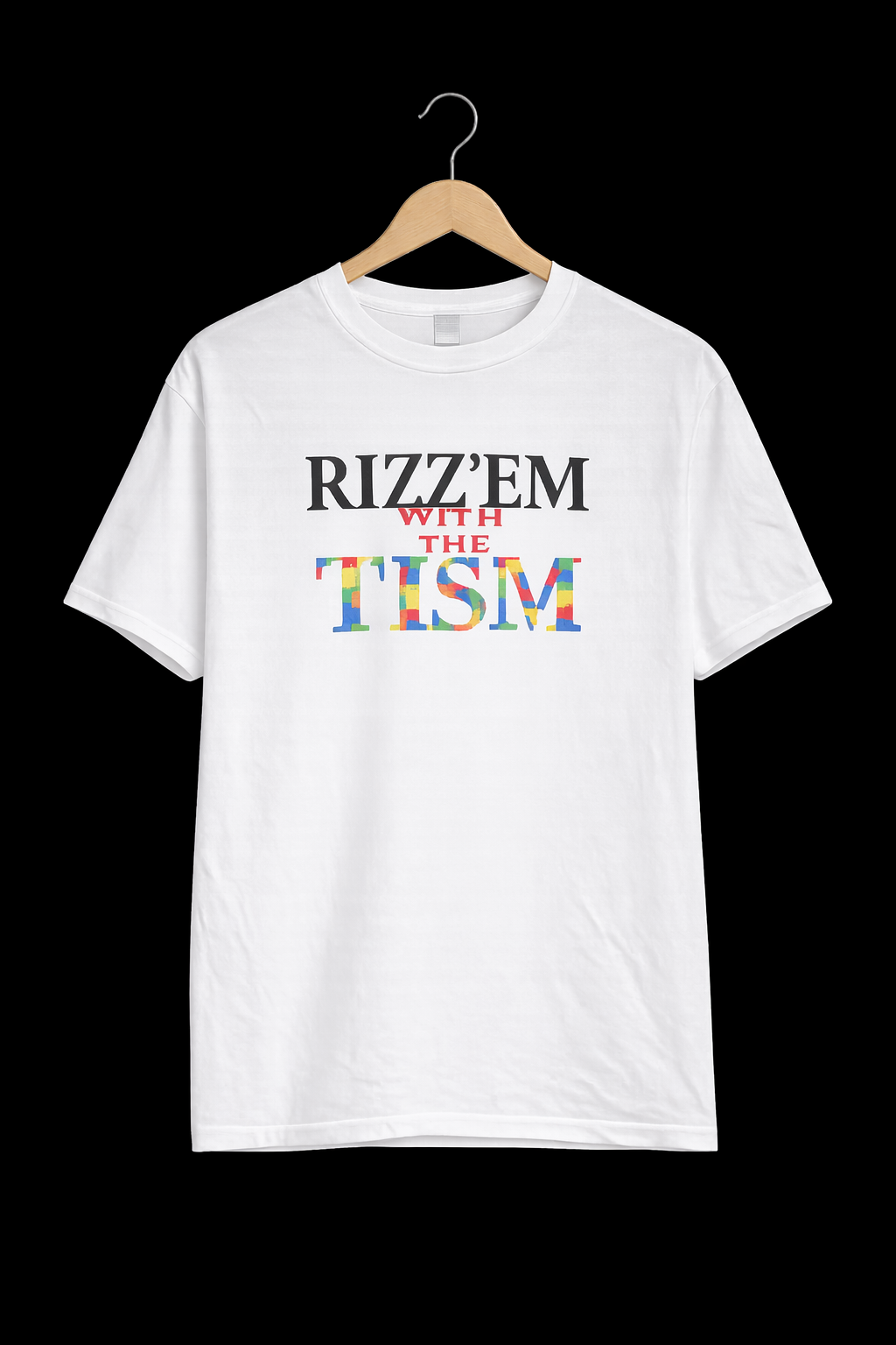 Adult Rizzem white T-shirt