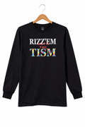 Adult Black Rizzem Long sleeve t-shirt