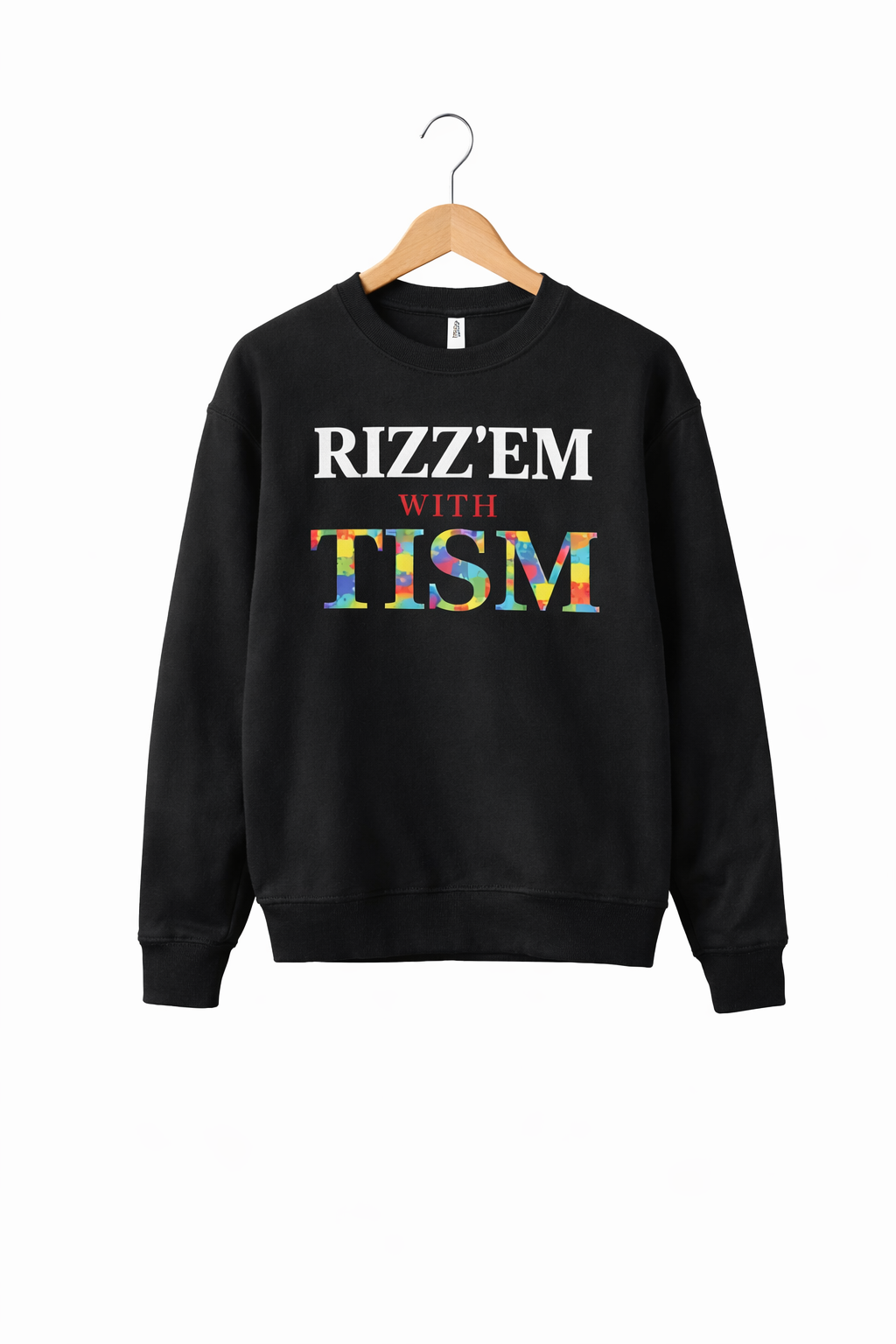 Adult black Rizzem sweatshirt